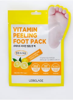 اشتري منتج كوري LEBELAGE VITAMIN PEELING FOOT PACK مستخلص فاكهة شجرة الفيتامين 10000 جزء في المليون في الامارات