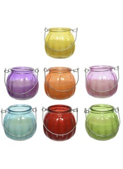 Buy Kaemingk Citronella Candle Wax In Glass With Handle, 880051 Assorted 1 Piece. in UAE