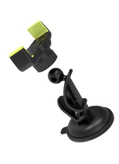 اشتري Car Dashboard Phone Holder Mount with Suction Cup Black/Yellow في الامارات