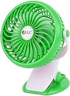 Buy Mini Portable Fan 720 Degree Rotating | USB Charging Strong Wind | For Office, Car, Bedroom (Green) in Egypt