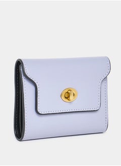 Buy Solid Turn Lock Detail Wallet in Saudi Arabia