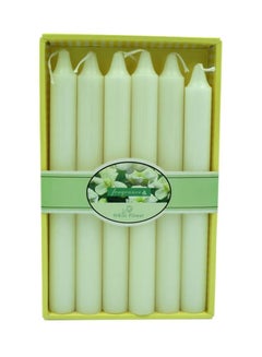 Buy 6-Piece Fragrance Scented Candle White 20centimeter in UAE