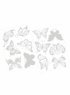 Buy Butterfly Static Window Clings Anti Collision Decals for Bird Strikes, Glass Alert Stickers, Stop Birds Flying into Windows, Set of 24 in UAE