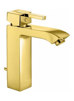 Buy Project Single-lever Basin Mixer On The Floor And Overflow Gold RAK-14060 in Egypt