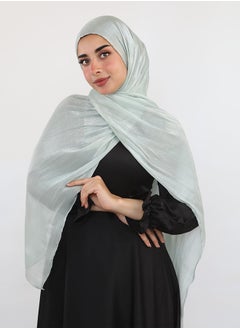 Buy Elegant Shiny Scarf Mint Green For Women in Egypt