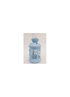 Buy Metal Ramadan lantern suitable for home decor, size 22 cm - brown in Egypt