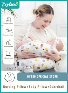 Buy Nursing Pillow for Breastfeeding, Multi-Functional Original Plus Size Breastfeeding Pillows Give Mom and Baby More Support, with Adjustable Waist Strap and Removable Cotton Cover in UAE