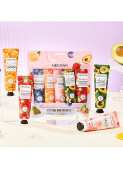 اشتري Charm Point English five-piece moisturizing and long-lasting hand care Hand Mask Cream Fruity hand cream في الامارات