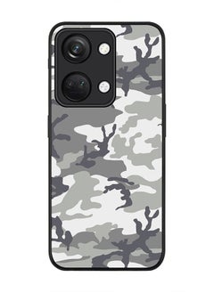 اشتري Rugged Black edge case for ONEPLUS NORD 3 5G / OnePlus Ace 2V, Slim fit Soft Case Flexible Rubber Edges Anti Drop TPU Gel Thin Cover -  Artic Camo في الامارات