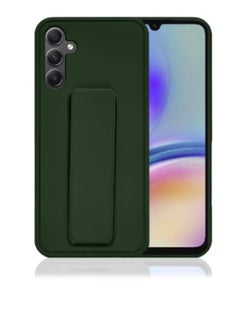 اشتري For Samsung Galaxy A05s Hard Silicone Protection Case Cover With Magnetic Hand Grip Holder And Kickstand Green في السعودية