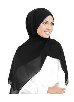 Buy Chiffon Shailah Hijab Muslim Islamic Arab Scarf Headscarf Abaya Shawl Scarves Soft, in UAE