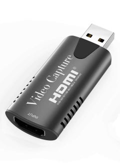 اشتري 4K HDMI Video Capture Card, HDMI to USB 3.0 Record Capture Device, 1080P 60FPS Record Capture Device Adapter في السعودية