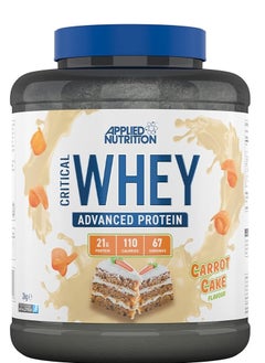 Buy Applied Nutrition Critical Whey Blend, Lean Muscle Growth, Workout Recovery, Bodybuilding Fuel, 2kg , Carrot Cake Flavor in UAE