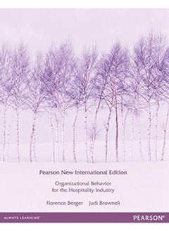 Buy Organizational Behaviour for the Hospitality Industry: Pearson New International Edition in Egypt