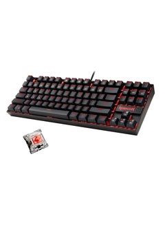 Buy Redragon K552-2 87 Keys 60% Small Tkl Mechanical Gaming Keyboard (Black Red Led Backlit) in UAE