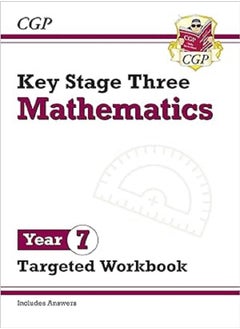 اشتري KS3 Math Year 7 Targeted Workbook with answers في الامارات