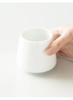 Buy Origami Aroma Flavor Coffee Cup, Porcelain -200 ml -White in UAE