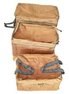 Buy A three-piece camping bag set for trips, camping and travel, a picnic bag with a zipper in large, medium and small sizes in Saudi Arabia