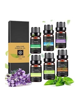 Buy 100% Pure 6-Pack Aromatherapy Essential Oils Therapeutic Grade Essential Oils Gift Set in UAE