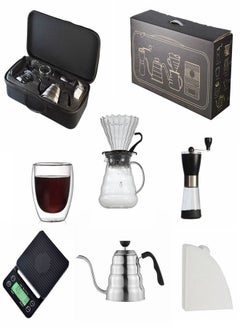 Buy Outdoor Travel Coffee Making Accessories Set Box KITCHENWARE015 Multicolor in UAE