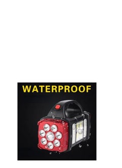 اشتري Rechargeable Torch Camping Light with Solar Charger Multi Lamp Hand Lamp Lanterns Electric Torch for Outdoor Hiking or Indoor Power Outages Energy Class في مصر