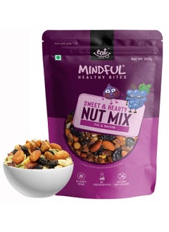 Buy Mindful Healthy Sweet And Hearty Nuts Mix No Added Sugar And Preservatives Natural Anti Oxidant And Natural Ingredients Mixed Dried fruits And Nuts Fig And Raisin Nuts Mix 200gm in UAE