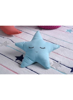 اشتري Sleepy Star Shaped Cushion 30x25Cm  Blue في الامارات