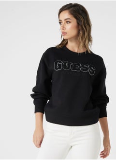 اشتري Logo Knitted Sweatshirt في الامارات