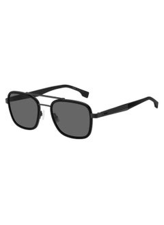 Buy Men's UV Protection Sunglasses Boss 1486/S Black 45 - Lens Size: 54 Mm in UAE