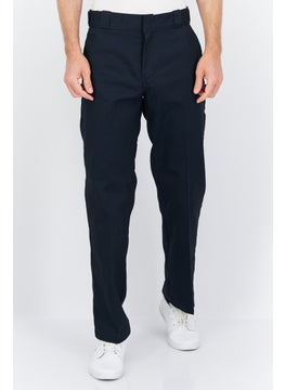 اشتري Men Original Fit Plain Chino Pants, Navy في السعودية