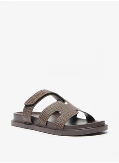 Buy Solid Slip-On Flat Sandals in UAE