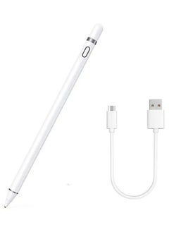 اشتري High Tech Smart Stylus Pen For iPad/ Tab/ Mediapad White في الامارات