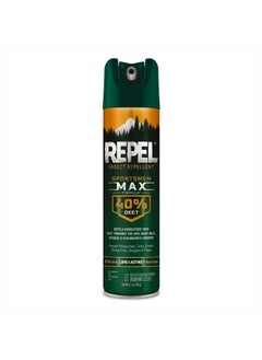 Buy Insect Repellent Sportsman Max Formula, Repels Mosquitoes, Ticks, Gnats, Biting Flies, 40% DEET (Aerosol Spray) 6.5 fl Ounce in UAE