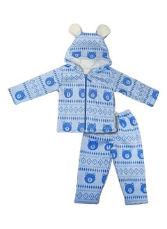 Buy Baby two-piece set of pants + sweatshirt and cape in Egypt