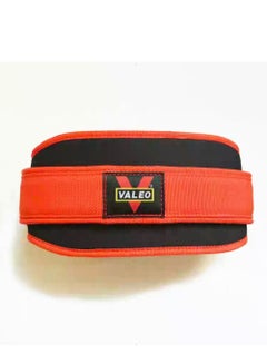 Buy Nylon EVA Weight Lifting Belt Size S-115x14 CM, Red in Egypt