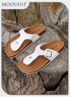 Buy Men's Toe Clip Flat Sandals, Arabic Slippers, Versatile Slides, Casual and Comfortable Sandals, Beach Footwear in Saudi Arabia