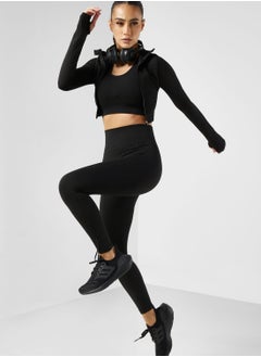 Buy 3 Piece Athletic Bra, Leggings & Jacket Set in UAE