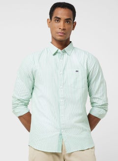 اشتري Thomas Scott Men Green Smart Slim Fit Opaque Casual Shirt في السعودية