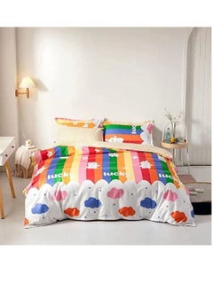 Buy Kids Bedsheet 4pcs Set Single Bedding Set for Kids Boys Girls  Soft Brushed Microfiber Breathable Cozy Fade Resistant Easy Care in UAE