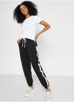 Buy Drawstring Stripe Detail Joggers in Saudi Arabia