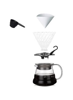 Buy V60 Pour Over Coffee maker Set  Size 01 (360ml) in UAE