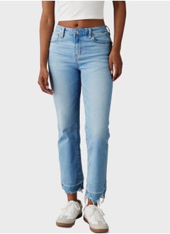 Buy High Waist Bootcut Jeans in UAE