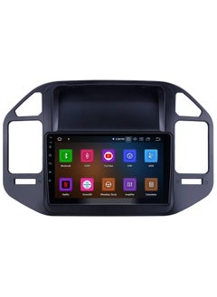 Buy Android Car Stereo for Mitsubishi Pajero 2000-2006 6GB RAM 128GB ROM 9 Inch Support SIM Card, Apple Carplay, MirrorLink WiFi BT, 2.5D IPS Touch Screen with AHD Camera Included in UAE