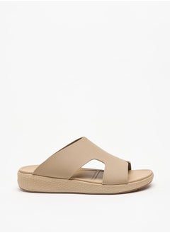 اشتري Men's Textured Slip-On Arabic Sandals في السعودية