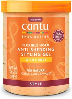 Buy Shea Butter Maximum Hold Anti-Shedding With Honey Styling Gel 524g in UAE