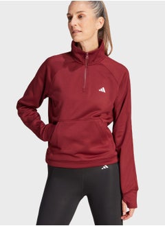 اشتري Aeroready Game & Go Quarter-Zip Fleece Top في الامارات