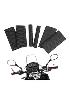 اشتري Motorbike Grips Sleeve, Easily Solve Aging Aticky Hands, Non-Slip Heat Shrink, Compatible for Ducati Honda Yamaha Triumph Suzuki Kawasaki Dirt Bike Atv Handles Grips, Electric Heating Handlebar في السعودية