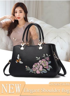 Buy Women's Fashion Handbag Faux Leather Crossbody Bag For Women Large Capacity Tote Bags Top Handle Satchel Fashionable Travel Shoulder Bag For Ladies in UAE