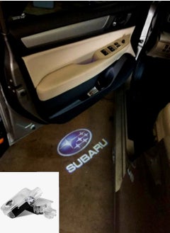 Buy Door Logo Light For Subaru Forester Outback Legacy XV Impreza Tribeca Accessories in UAE