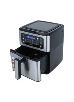 Buy Black Steel Digital Electric Fryer 16 Functions 7L 1850W in Saudi Arabia